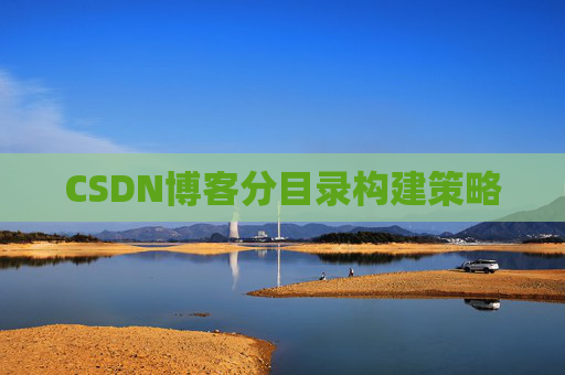 CSDN博客分目录构建策略